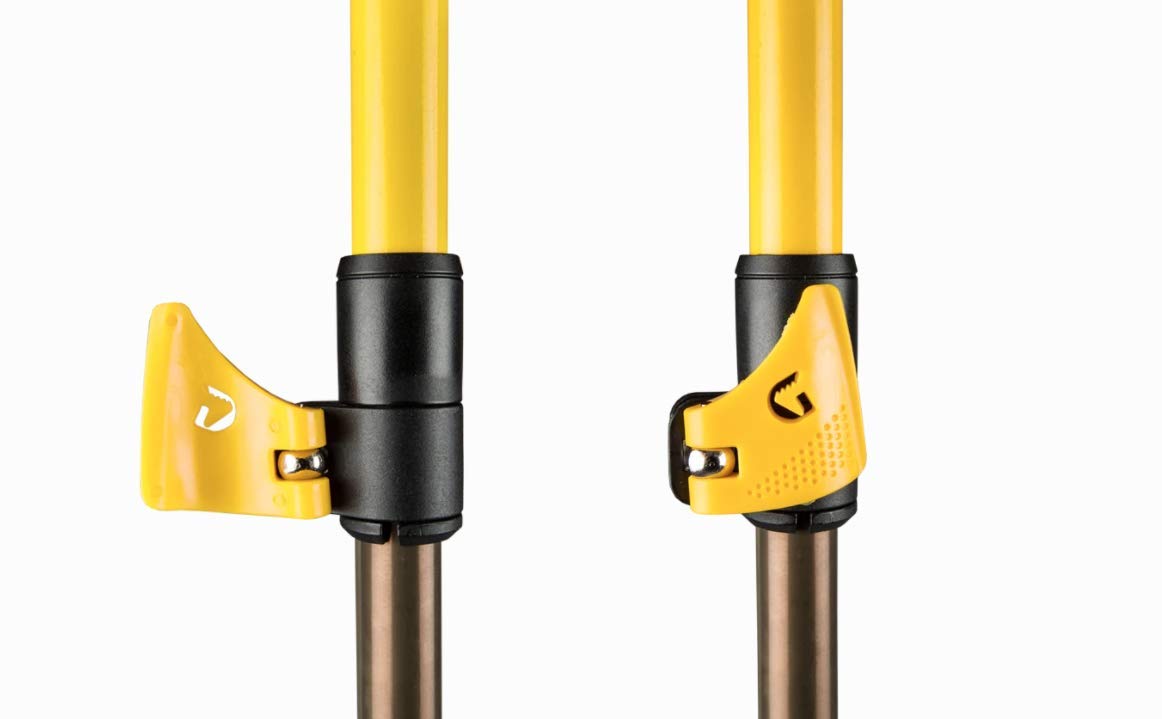 Grivel Trail Vario - Pair, 105 cm, Yellow