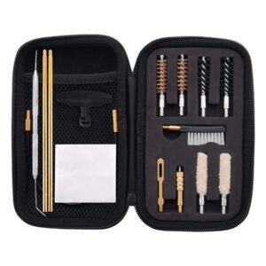 raiseek handgun cleaning kit .357 caliber gun cleaning kit 9mm pistol cleaning kit bore brush and jag