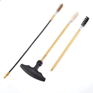 Raiseek Handgun Cleaning kit .357 Caliber Gun Cleaning Kit 9mm Pistol Cleaning Kit Bore Brush and Jag