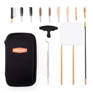 Raiseek Handgun Cleaning kit .357 Caliber Gun Cleaning Kit 9mm Pistol Cleaning Kit Bore Brush and Jag