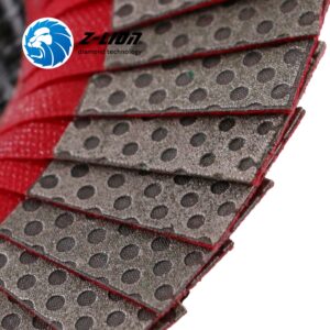 Z-LION 4 Inch Diamond Flap Disc 120 Grit Sanding Wheel for Ceramic Glass Rubber Plastic Concrete Hard Material Sanding