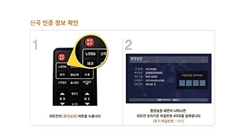 TJ Media Taijin Karaoke Certification Card for New Songs TKR-365HK 355HK 360CK **The Card Will be Sent in Real Item, Not via Message Update- ONLY Android