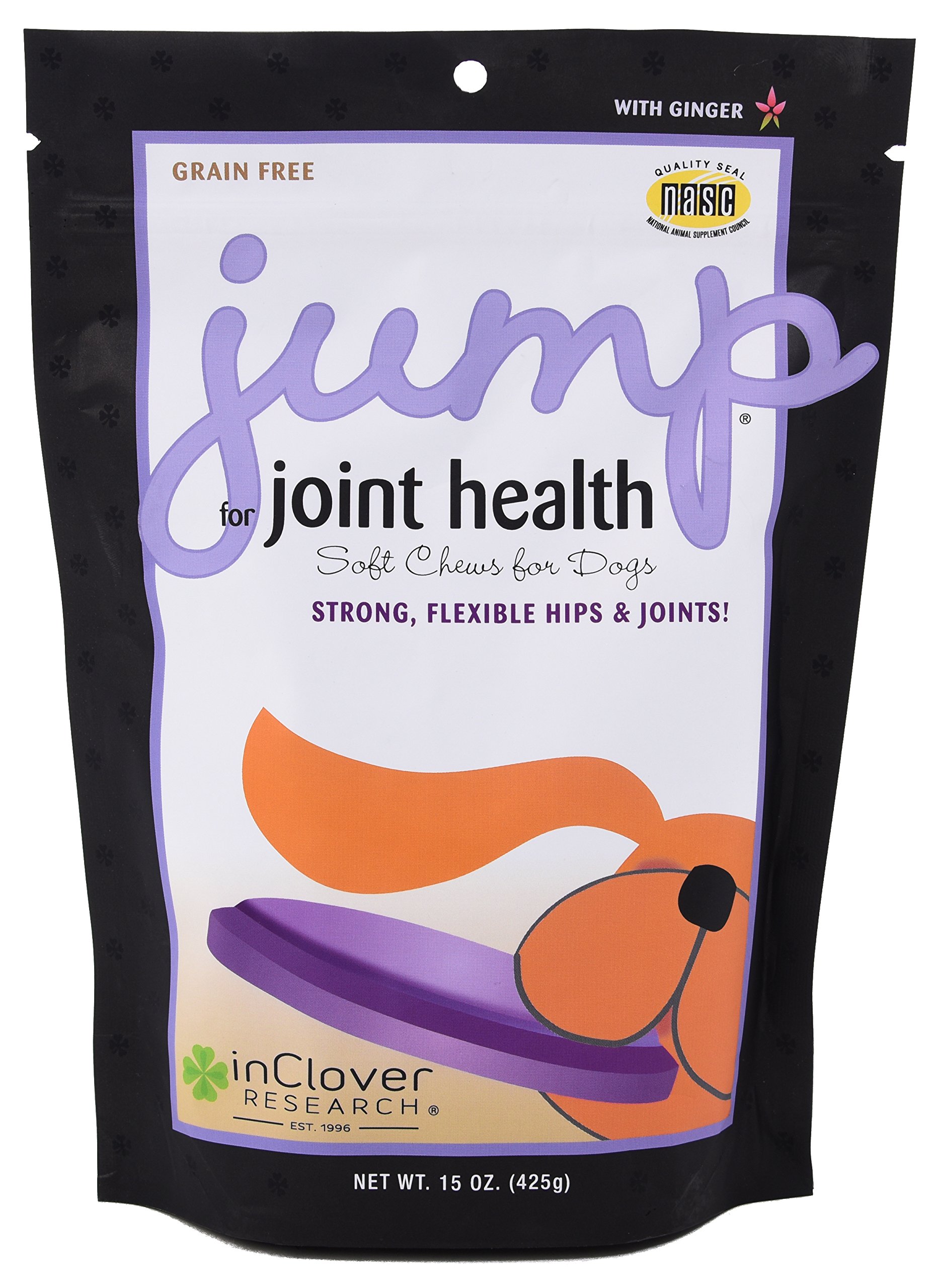 In Clover Jump Soft Chews for Daily Joint Care and Endurance Support for Dogs