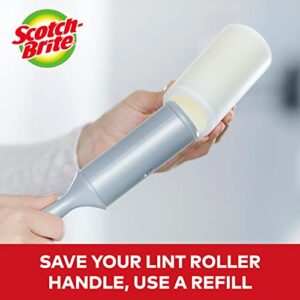 Scotch-Brite Lint Roller Refill, Works Great On Pet Hair, 60 Sheets ( Pack Of 6 ) ( Packaging May Vary )