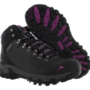 Pacific Mountain Women's Hiking Boots, Asphalt/Violet, 8