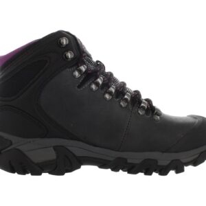 Pacific Mountain Women's Hiking Boots, Asphalt/Violet, 9.5