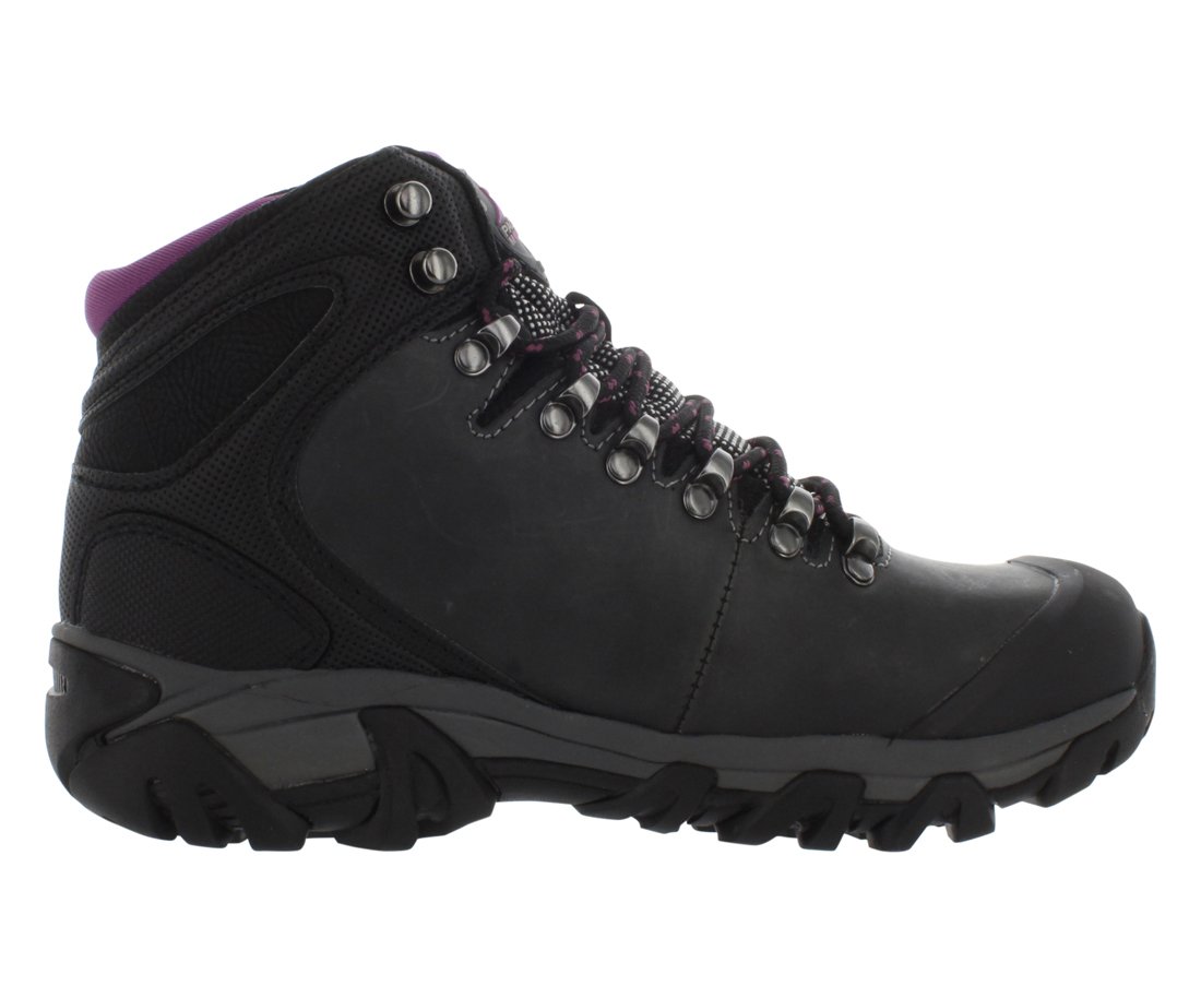 Pacific Mountain Women's Hiking Boots, Asphalt/Violet, 9.5