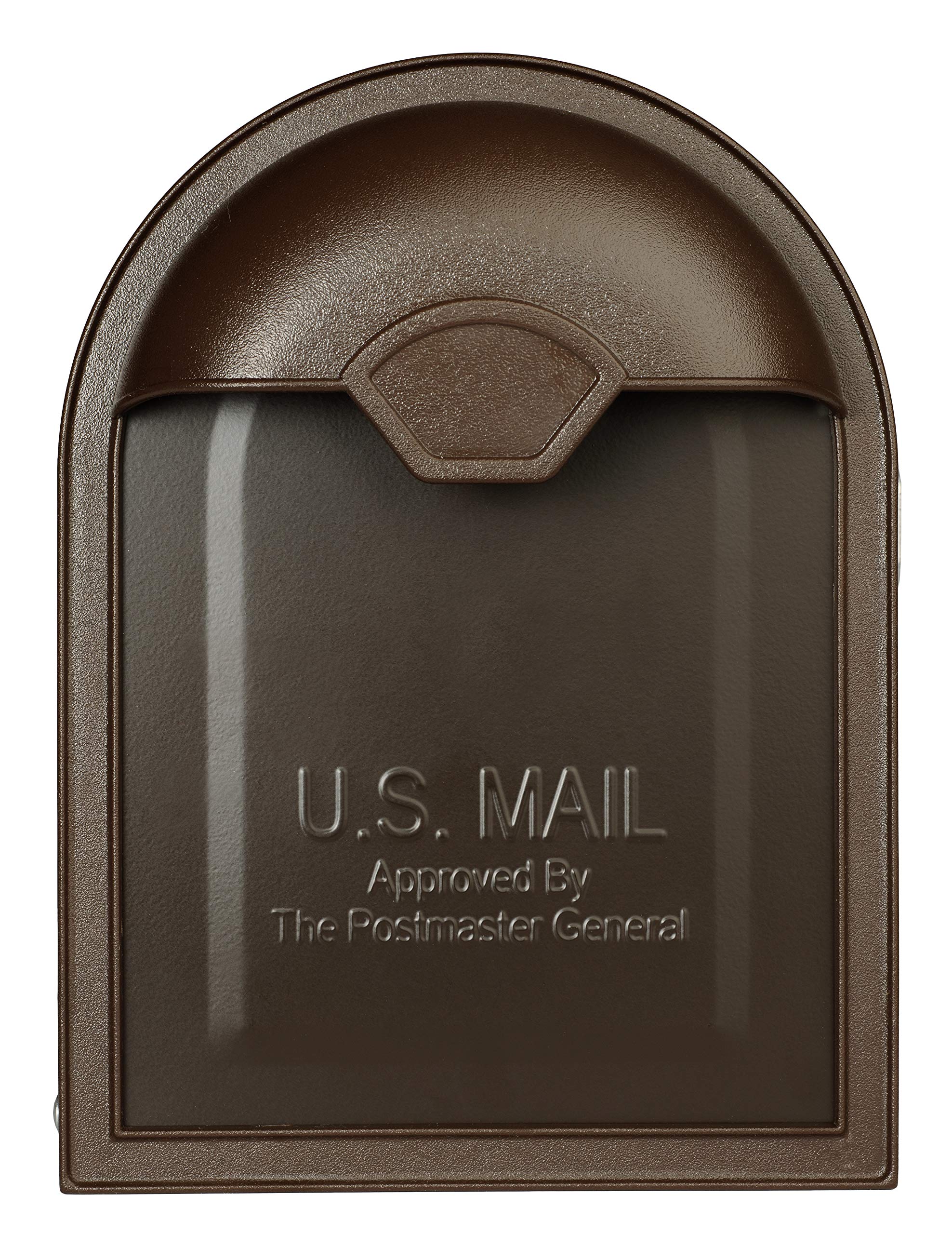 Architectural Mailboxes 8830RZ-10 Winston Post Mount Mailbox, Rubbed Bronze