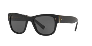 dolce and gabbana dg4338 501/87 black dg4338 square sunglasses lens category 3