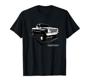 classic square body truck squarebody t-shirt