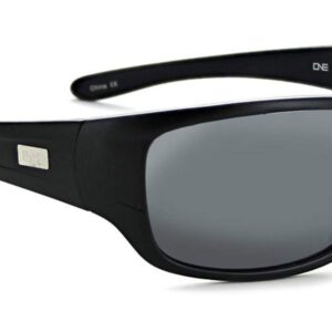 Optic Nerve Polarized Sport Contra Matte Black Frame, Smoke/Silver Lens Sunglasses