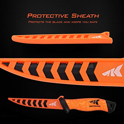 KastKing Bait Knife and Fillet Knife, Boning and Food Prep Knives, 5 inch Bait Knife