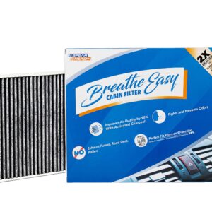 Spearhead Odor Defense Breathe Easy Cabin Filter | Fits 2011-19 Explorer, 2009-19 Flex, 2009-19 Taurus, 2010-16 MKS, 2010-19 MKT Like OEM | Up to 25% Longer Lasting w/Activated Carbon (BE-176)