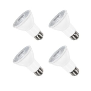 anc par20 led bulbs with 35 degree beam angle,8w led dimmable spotlight bulbs,600 lumens 6500k cool white spot light lamp,e26 base 4-pack