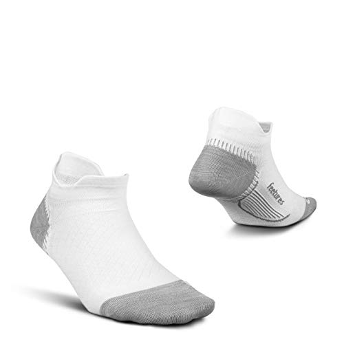 Feetures Plantar Fasciitis Relief Sock Ultra Light No Show Tab- Compression Sock for Men & Women