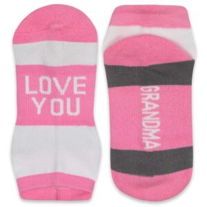 inspirational athletic running socks | women's woven low cut | love you grandma