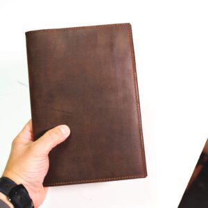 Leather Notepad Holder Legal Junior Notebook Padfolio Holder Business Gift