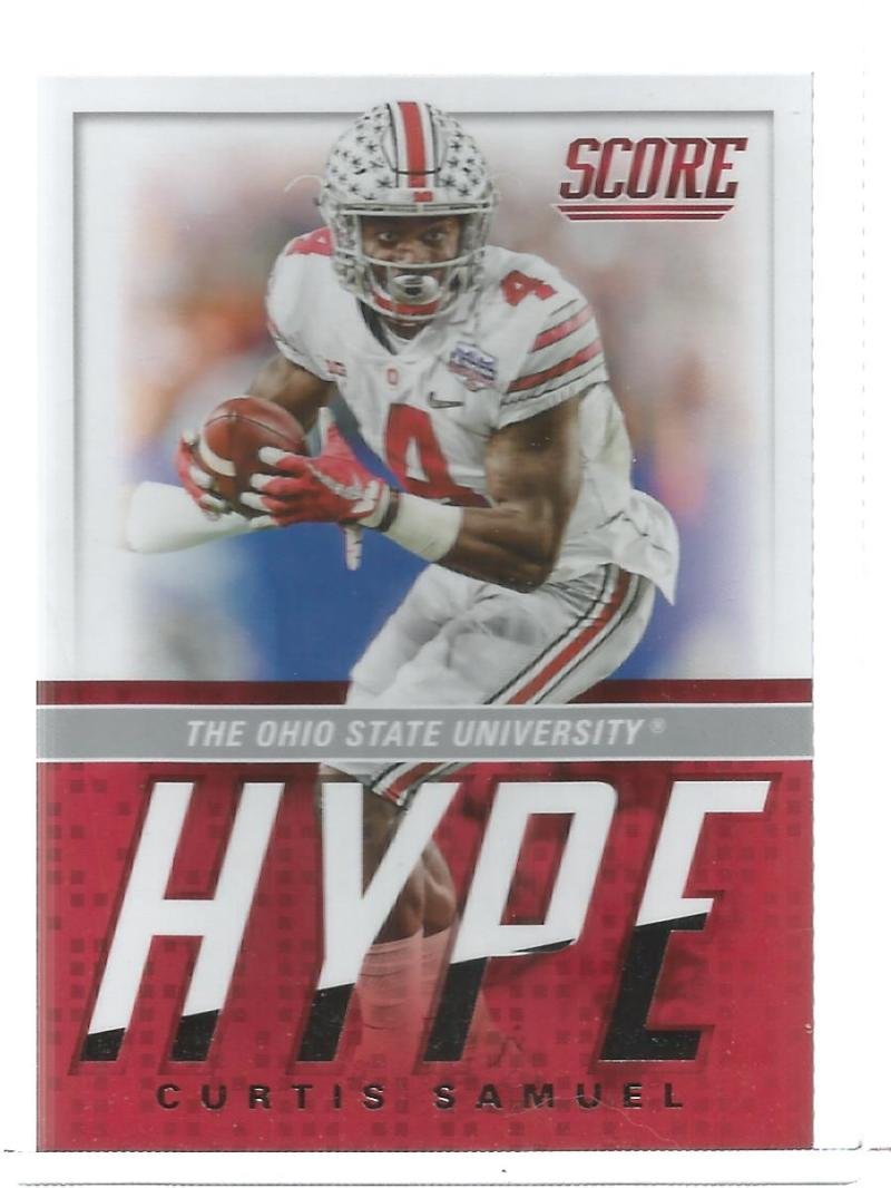 Curtis Samuel 2017 Score Hype #12 Football Card Ohio State Rookie