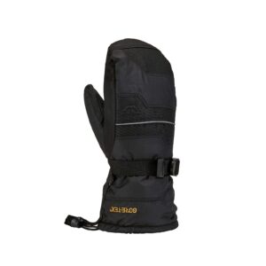 gordini unisex junior's gore-tex iv waterproof insulated mittens, black, x-large