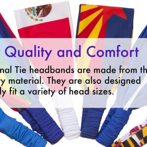 Colorado Flag Headband. Perfect for Yoga Outdoor Activities, Workout Travel Designer Style & Quality