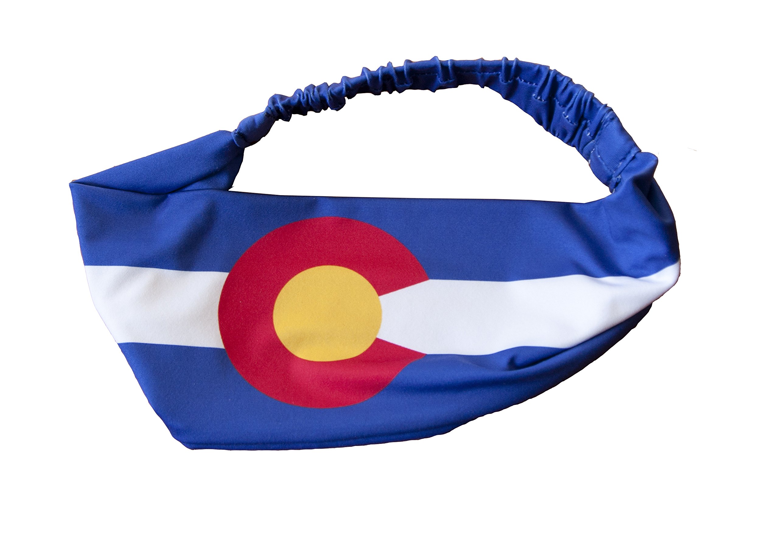 Colorado Flag Headband. Perfect for Yoga Outdoor Activities, Workout Travel Designer Style & Quality