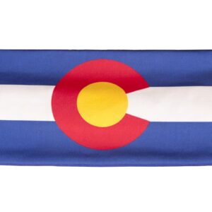 Colorado Flag Headband. Perfect for Yoga Outdoor Activities, Workout Travel Designer Style & Quality