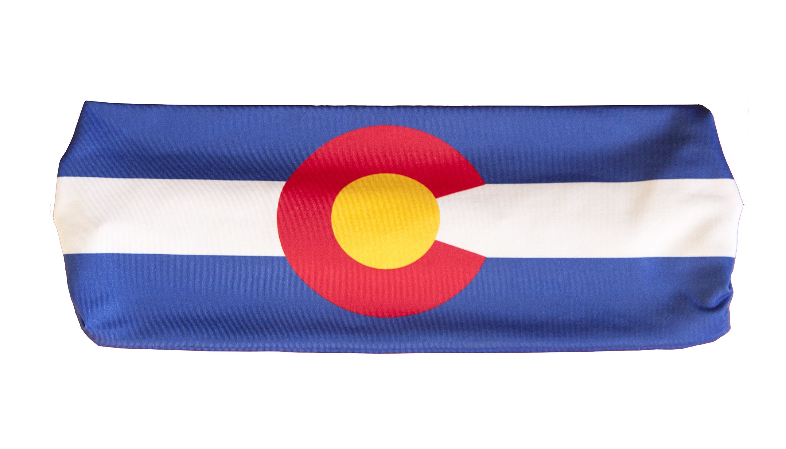 Colorado Flag Headband. Perfect for Yoga Outdoor Activities, Workout Travel Designer Style & Quality