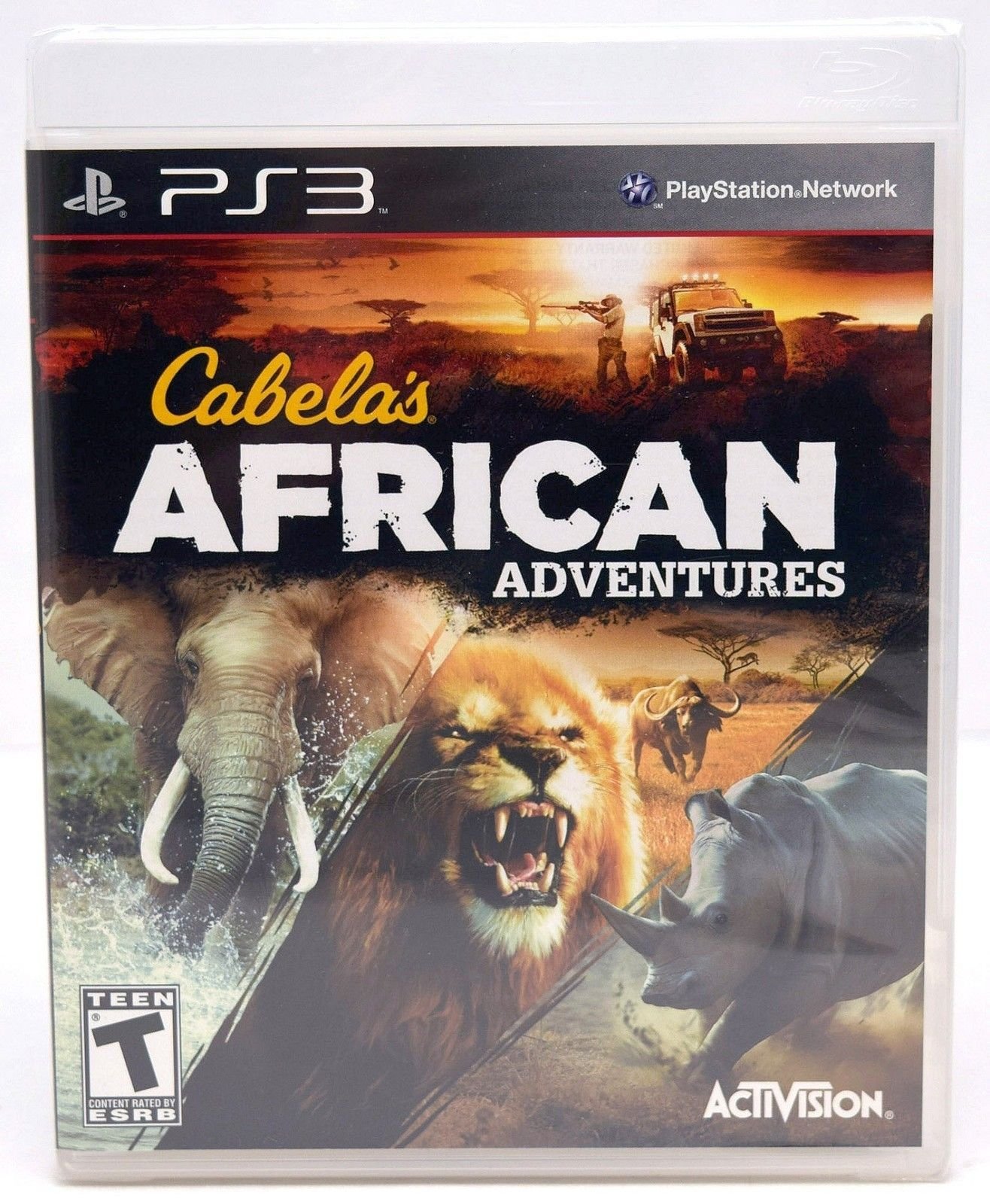 PS3 Cabela's BUNDLE Shadows of Katmai + African Adventures Video Game Hunt