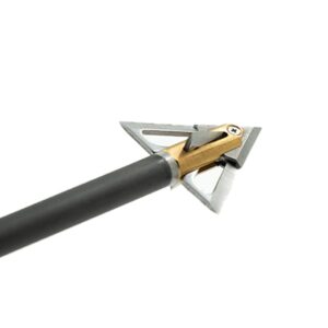 Afflictor Fixed EXT Broadhead | Cut on Contact Fixed Blades | Superior Penetration | Field Point Accuracy | Durable Design | Low Profile | Shoots from Any Bow | Devastating 1-1/4" Cutting Diameter