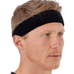 Running Headbands for Men and Women - Athletic Sweatband - Terry Cloth Bands for Basketball, Tennis, Football, Gym, Running, Cosplay & Costumes