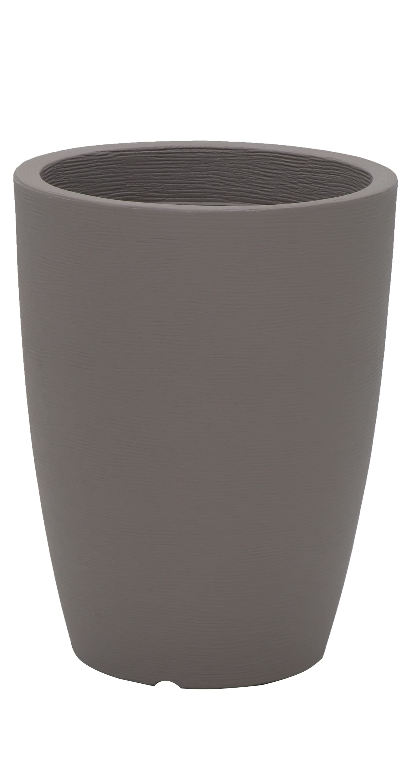 Tramontina Thai Plant Pot Plastic Taupe Diameter 44 x Height 58 cm Weatherproof Volume 55 litres