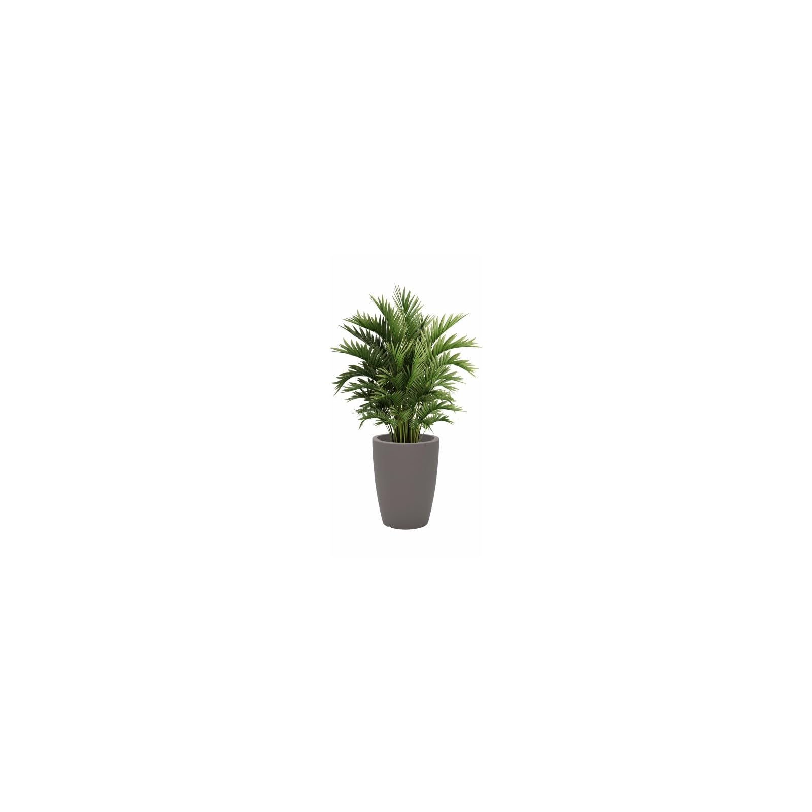 Tramontina Thai Plastic Planter, Taupe, Diameter 36 x Height 48 cm, Weatherproof, Volume 30 litres