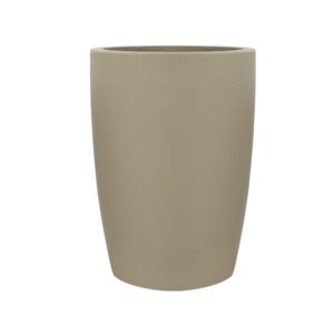 Tramontina Thai Plastic Planter, Beige, Diameter 50 x Height 67 cm, Weatherproof, Volume 84 litres