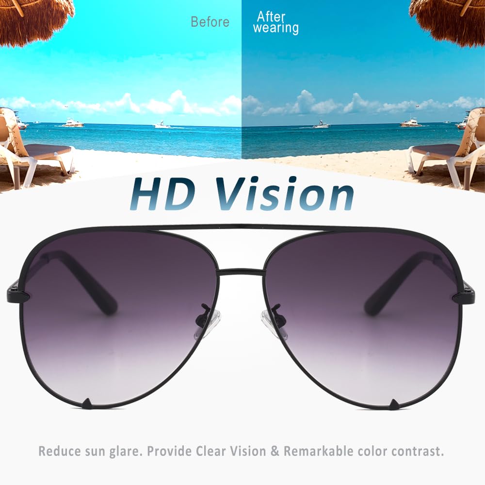 Mirrored Aviator Sunglasses For Men Women Fashion Designer UV400 Sun Glasses