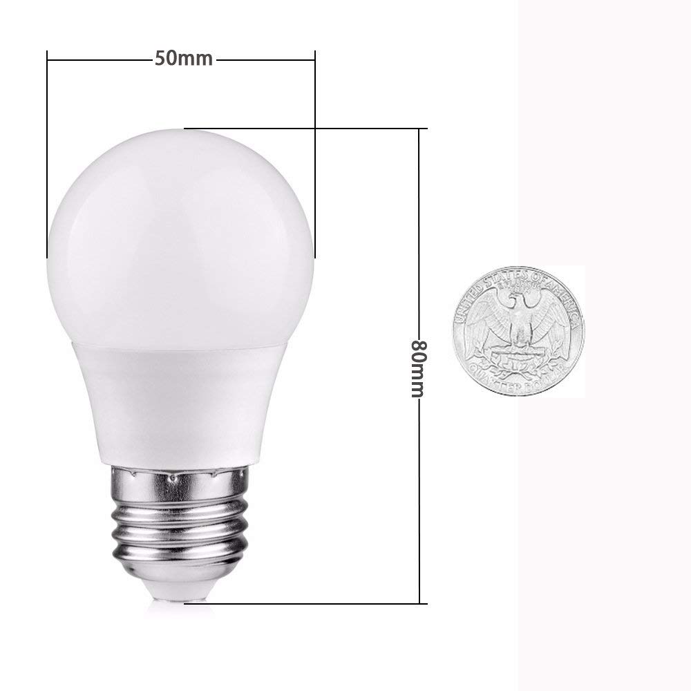 KONPWAY 12V Low Voltage LED Light Bulbs - Warm White 3W(Only for 12-36V), Pack of 6