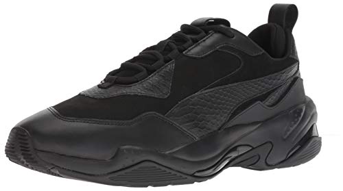 PUMA mens Thunder Sneaker, Puma Black-puma Black-puma Black, 10.5 US