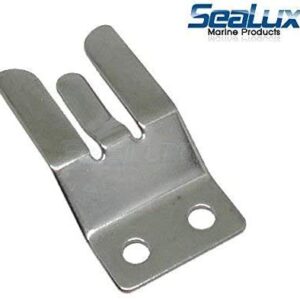 SeaLux Marine Stainless Steel VHF Radio Microphone Clip 1" x 1-7/8"