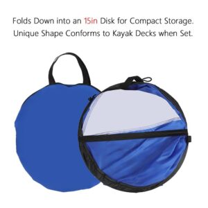 Kayak Wind Sail Downwind Wind Paddle Rowing Boats Wind Fold Up Sail Kayak Canoe Accessory