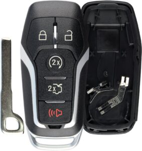 keylessoption keyless entry remote smart key fob shell case for ford fusion mustang edge m3n-a2c31243800