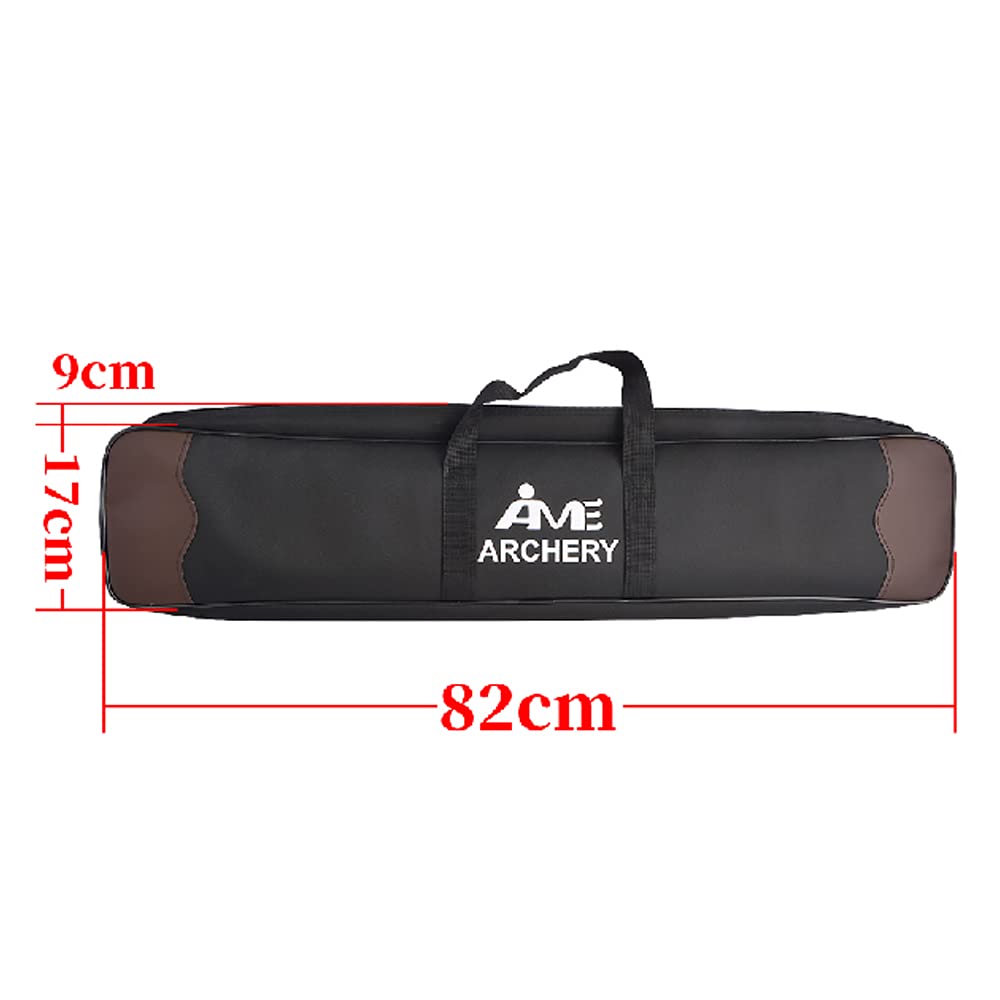 ZSHJGJR Recurve Bow Bag Takedown Recurve Bow Case Lightweight Double Layer Archery Bag to Storage Bow and Arrow Portable Outdoor Archery Bow Case Soft for Takedown Recurve Bow