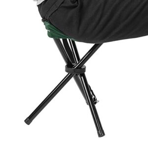 Folding Tripod Chair, Portable Lightweight Folding Tripod Fishing Camping Stool for Outdoor Camping Walking Hunting Hiking Fishing Travel(Green-L) Folding Tripod Stool Folding