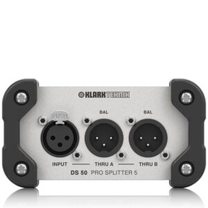 Klark teknik PRO SPLITTER 5 DS 50 Passive 1-In/5-Out Signal Splitter with Extended Dynamic Range