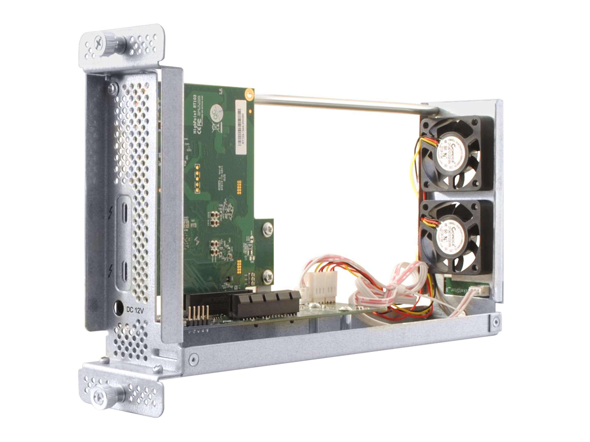 Highpoint RocketStor 6661A Thunderbolt 3 to PCIe 3.0 Expansion Chassis