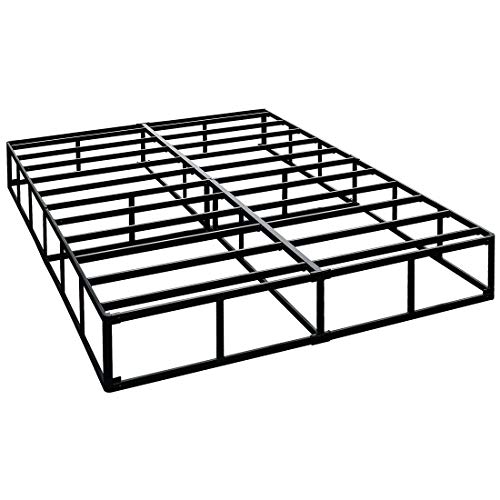 TATAGO King Box Spring, 9 Inch Metal Box Spring King Size, Heavy Duty Mattress Foundation, Easy Assembly, Non-Slip, No Noise