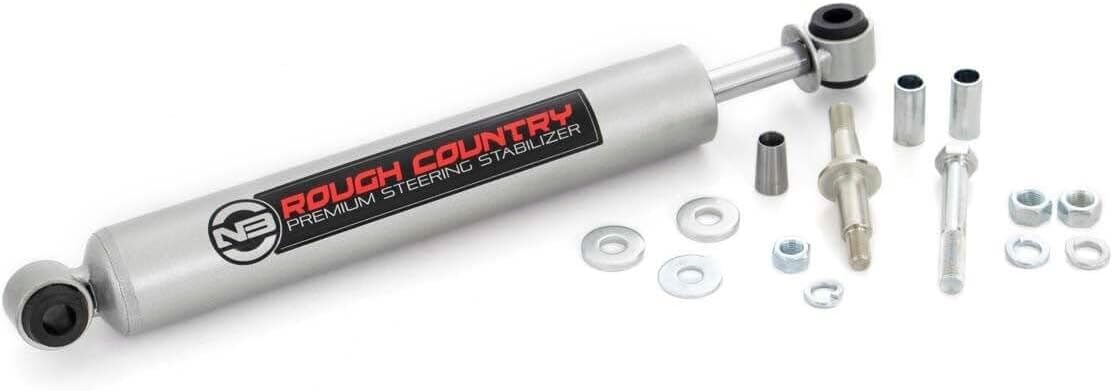 Rough Country N3 Steering Stabilizer for 2010-2012 Ram 2500/3500 4WD - 8732330