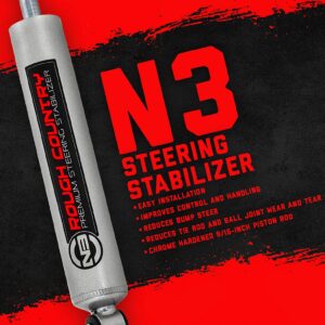 Rough Country N3 Steering Stabilizer for 2010-2012 Ram 2500/3500 4WD - 8732330