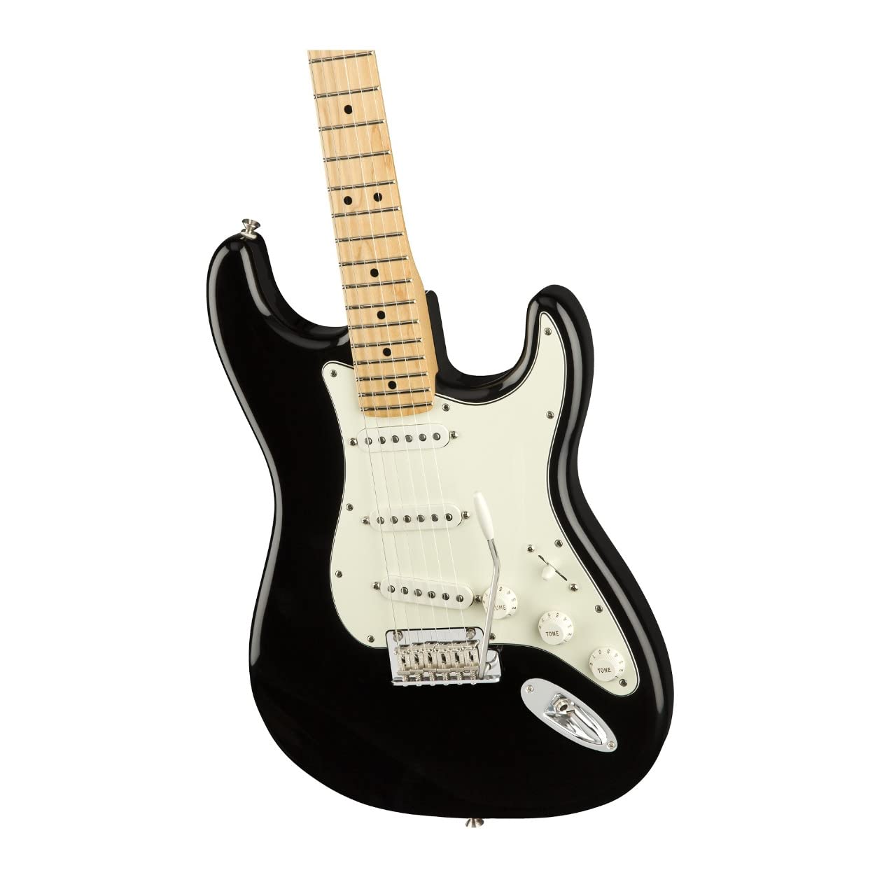 Fender Player Stratocaster SSS Electric Guitar, with 2-Year Warranty, Black, Maple Fingerboard