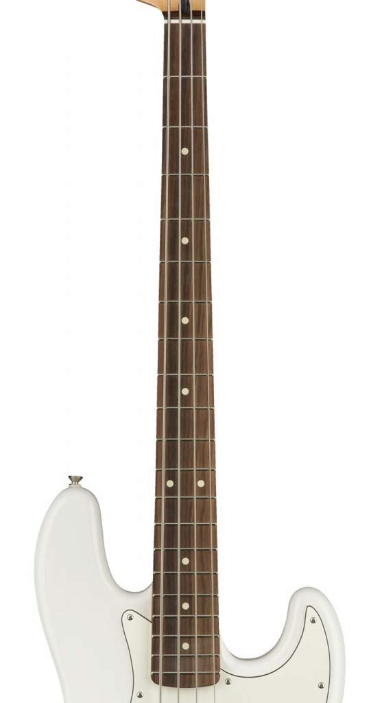 Fender Player Jazz Bass, Polar White, Pau Ferro Fingerboard