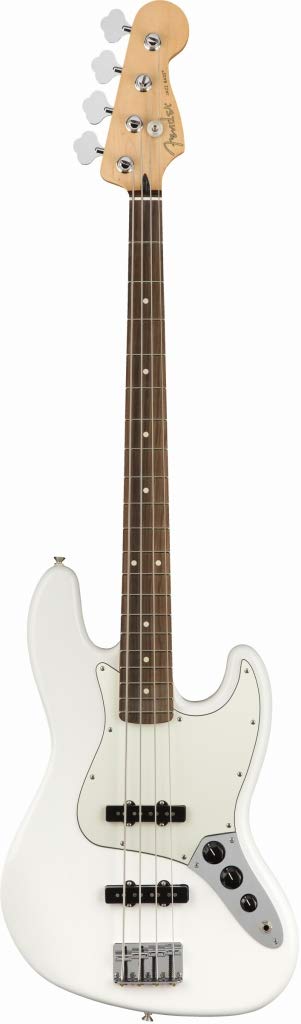 Fender Player Jazz Bass, Polar White, Pau Ferro Fingerboard