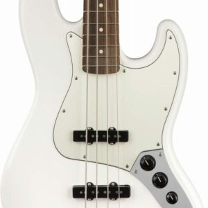 Fender Player Jazz Bass, Polar White, Pau Ferro Fingerboard